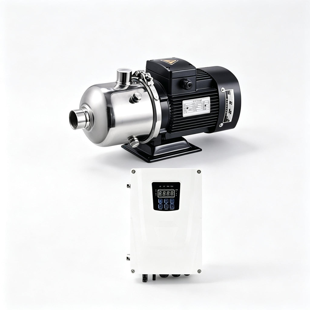 AC DC Hybrid Large Flow Surface Booster Pump, 1800‑2200W Brushless Motor, Stainless Steel Impeller Solar Centrifugal Water Pump for Home & Farm Irrigation