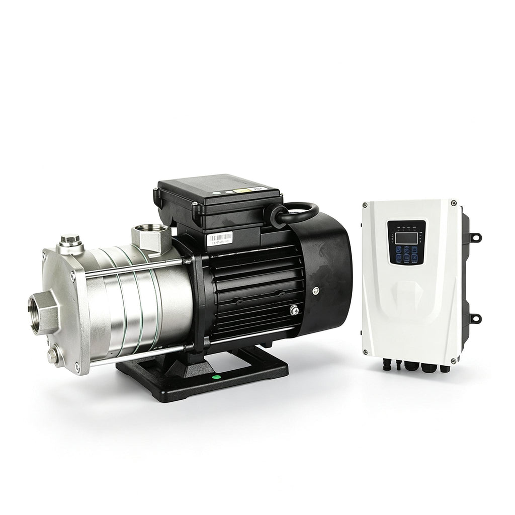AC DC Hybrid Centrifugal Self‑Priming Booster Pump, Surface Solar Water Pump for Household Pressure Boosting and Farm Irrigation