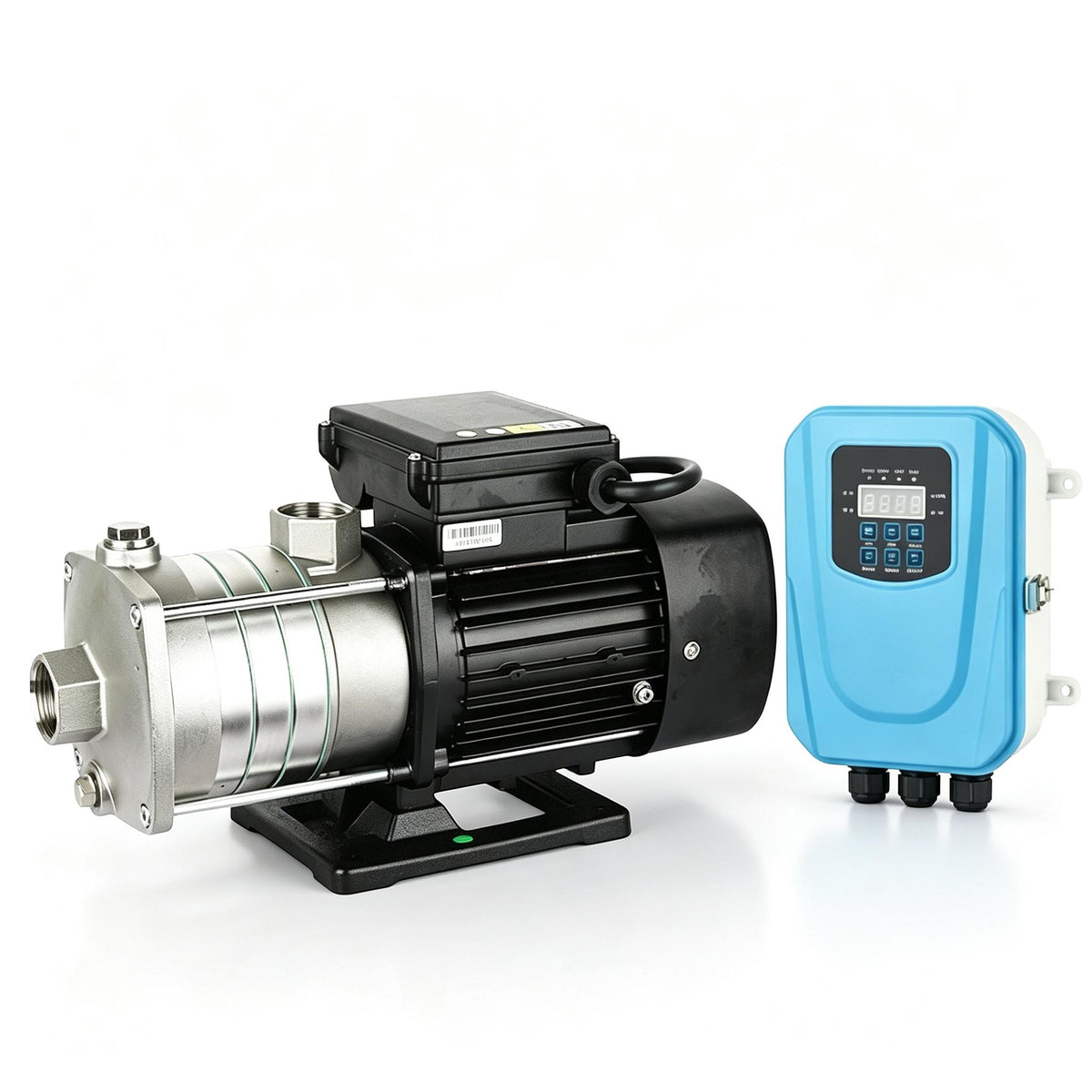Solar Centrifugal Booster Pump, Stainless Steel Impeller, DC Surface Booster Water Pump for Home Water Pressure Increase & Farm Irrigation