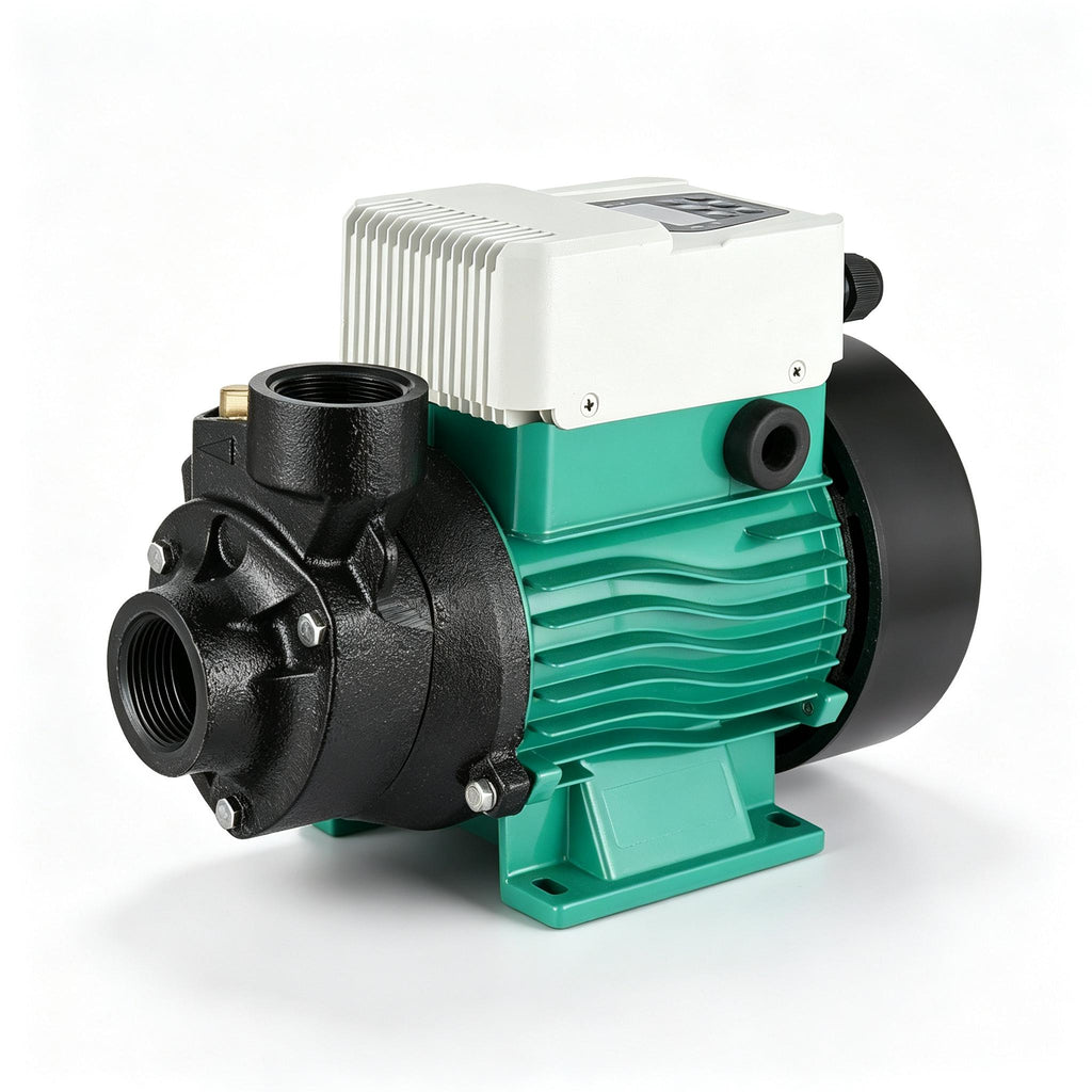DC Solar Self‑Priming Booster Pump, Brushless Motor, Plastic Impeller 250W‑750W Economic Model with Display for Home Water Supply Irrigation