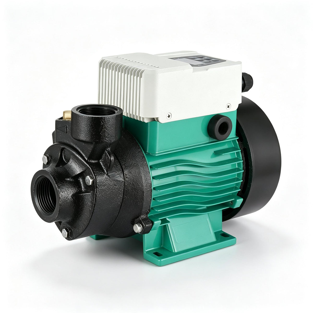 DC Solar Self‑Priming Booster Pump, Brushless Motor, Plastic Impeller 250W‑750W Economic Model with Display for Home Water Supply Irrigation