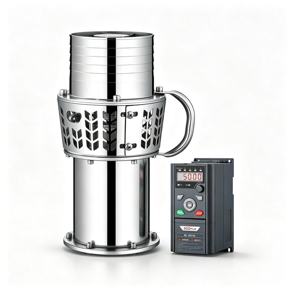 3‑Phase AC‑DC 380V Ultra‑Large Flow Solar Submersible Drainage Pump, Full Stainless Steel Brushless Motor 3‑11KW, Low Head High Flow Max DC 700V for Farm Water Transfer