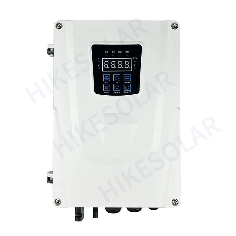 Hybrid AC/DC Solar Pump Controller with MPPT, 900W‑3000W, Full Protection for Solar Submersible Water Pump