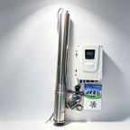4 Inch AC‑DC Hybrid Solar Submersible Water Pump, Brushless Motor, 2‑Year Warranty for Clean Water USA Stock And Fast Delivery